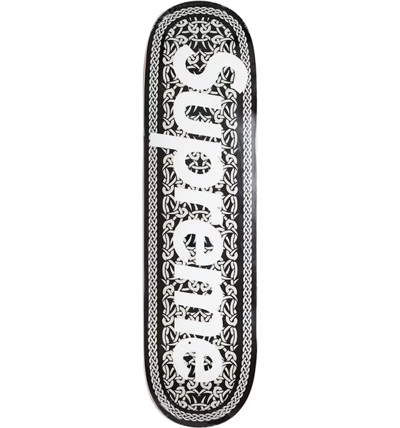 Supreme Celtic Knot Skateboard Deck Black