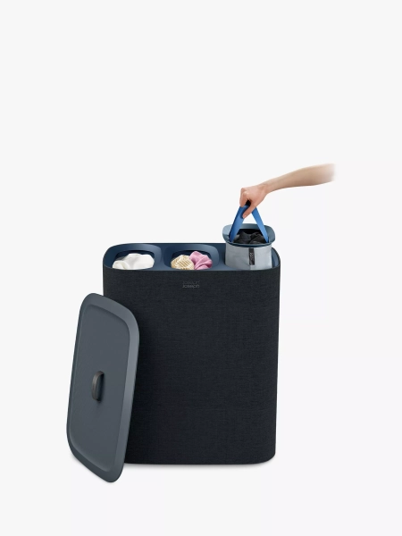 Joseph Joseph Tota Trio Easy-Empty Laundry Basket, 90L