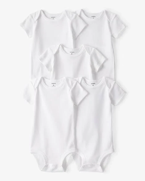 Carter's Baby 5-Pack Short-Sleeve Bodysuits