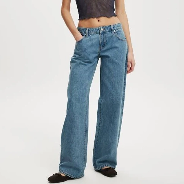 Cotton On Women's Low Rise Straight Jeans