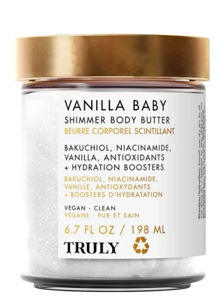 Truly Vanilla Baby Shimmer Body Butter 198ml
https://www.boots.com/truly-vanilla-baby-shimmer-body-butter-198ml-10366565 - Google Search