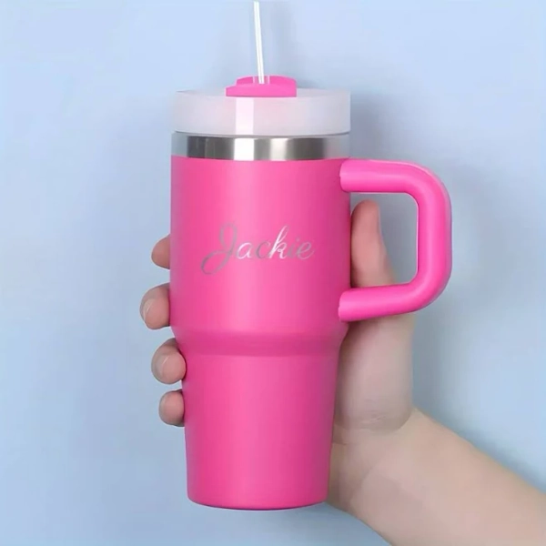 Stanleys real cup for kid, Yaya tumblers for kids 12oz, 1pc - 14oz/414ml stainless steel tumbler, Mini stanleys for kids, customizable with laser