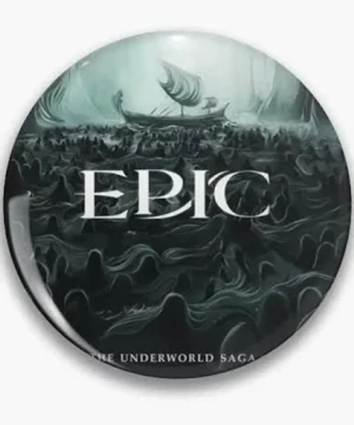 Epic The Musical The Underworld Saga Soft Button Pin