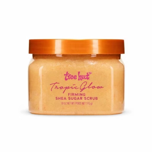 Tree Hut Tropic Glow Shea Sugar Tropical Body Scrub - 18oz: Paraben-Free, Sulfate-Free, Vegan, Alcohol-Free