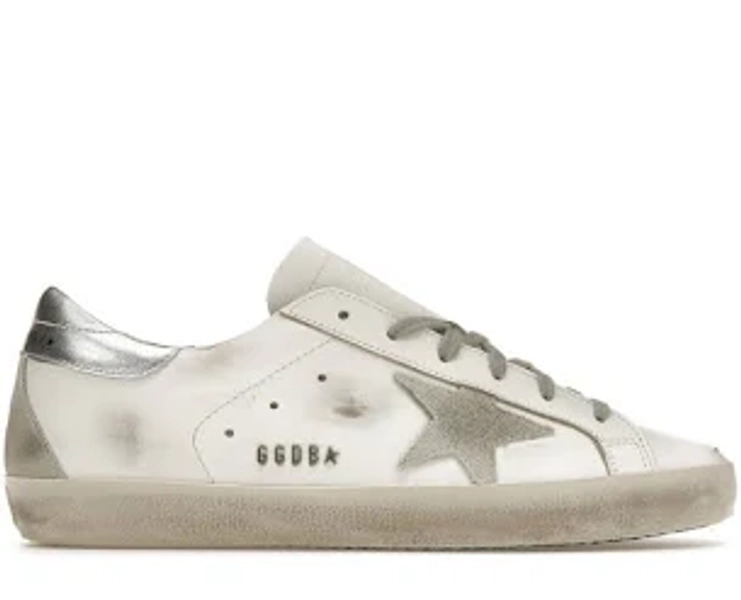 Golden Goose Super-Star White Silver (Women's) UK 2