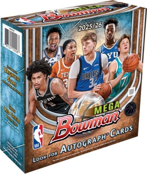 2025-2026 Topps Bowman Basketball Mega Box