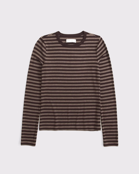 Long-Sleeve Modal-Blend Lounge Tee
