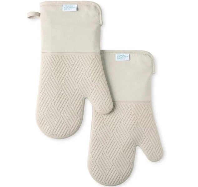 Town & Country Basics Basketweave Oven Mitts