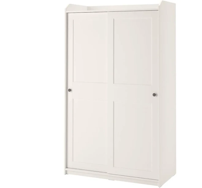 IKEA HAUGA wardrobe with sliding doors