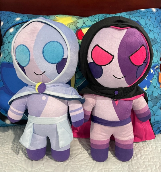 FNAF Cosmos and Titan Plushies - Cute Soft Fabric Plush Dolls, Birthday Christmas Gift (16 inches)