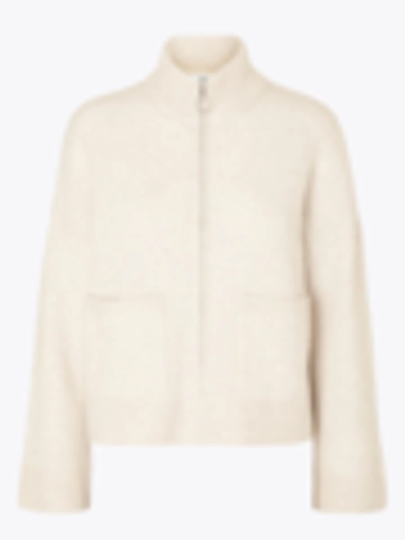 Sia Ras Long Sleeve Knit Zipper Cardigan