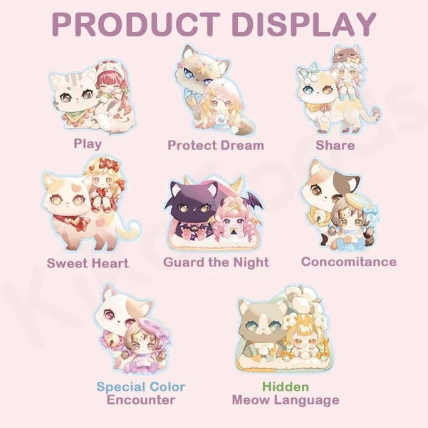 Moni Cat Kitten - Keeping You Company Series - Random Blind Box Figure