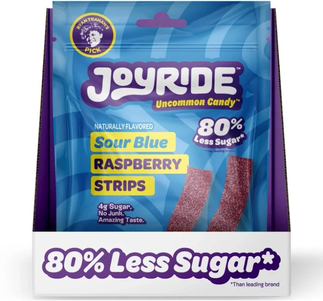 Joyride Sour Blue Raspberry Strips