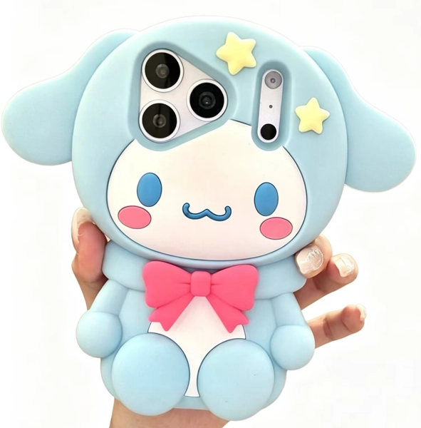 3D Cute Cinnamoroll Phone Case for iPhone 17 Pro Max 13 14 15 16 Plus, Soft Silicone Cartoon Character Shockproof Cover, Kawaii Cute Protective Phone Case for Women Girls Teens - Walmart.com