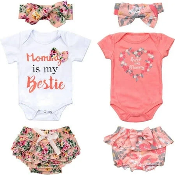 Reborn Baby Dolls Clothes 20-22 inch Newborn Baby Doll Clothes Accessories 6 Pieces Set GloTide