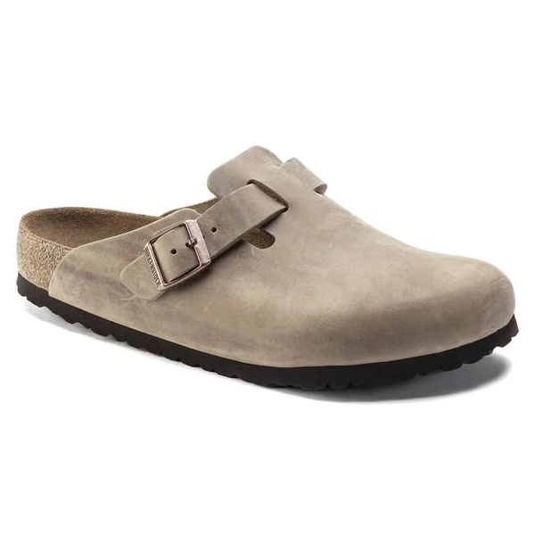Birkenstocks- Boston Soft Footbed Oiled Leather Tobacco Brown