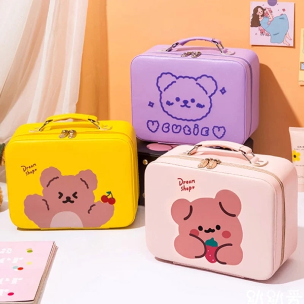 Kawaii Bear Pastel Storage Bag - Limited Edition