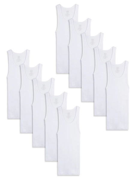Fruit of the Loom, Boys' Tank Top Undershirts, 10 Pack, XS-XL - Walmart.com