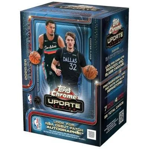 2025-26 Topps Chrome Update Basketball Blaster Box