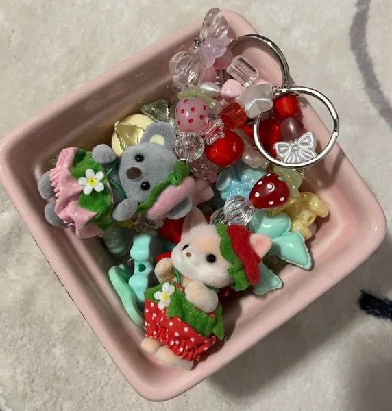 Baby Calico Critter Keychain