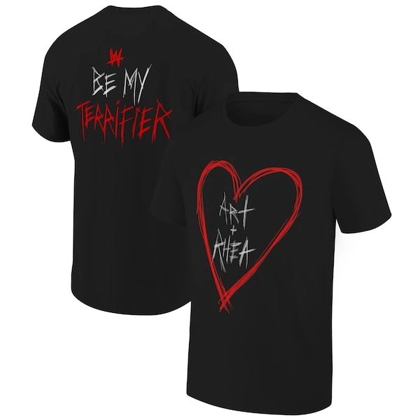 Men's Ripple Junction Black Rhea Ripley x Terrifier Be My Terrifier T-Shirt