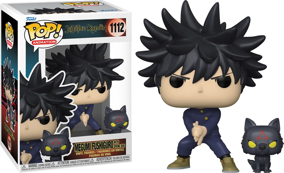 Jujutsu Kaisen - Megumi Fushiguro with Divine Dog Pop! Vinyl Figure