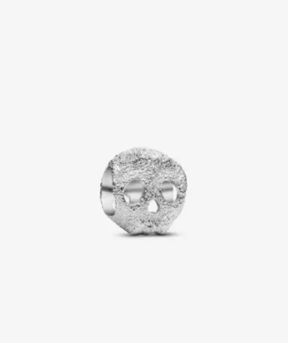 Textured Skull Mini Charm
