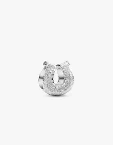 Textured Horseshoe Mini Charm