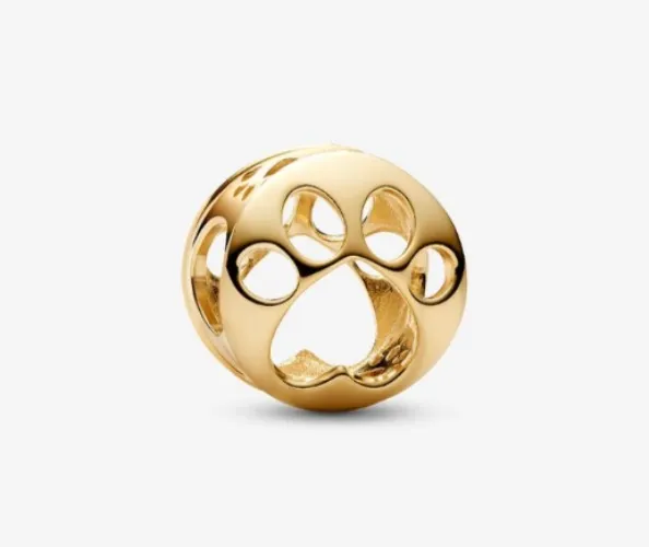 Openwork Paw Charm