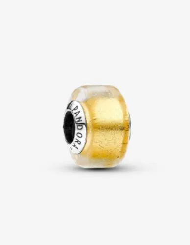 Golden Mini Murano Glass Charm