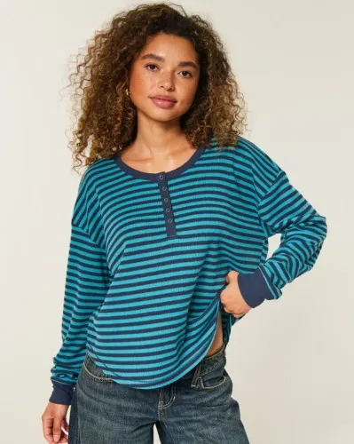 Easy Waffle Henley