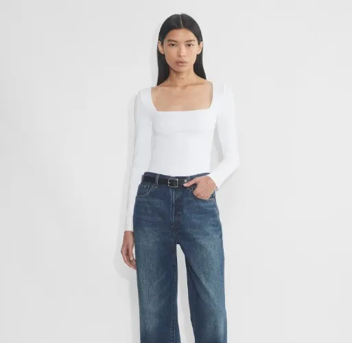 Original Contour Squareneck Hip Longsleeve