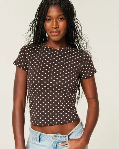 100% Cotton Crew Baby Tee