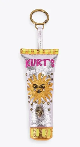 SUNSCREEN CHARM Suncream keyring Charm by Kurt Geiger London