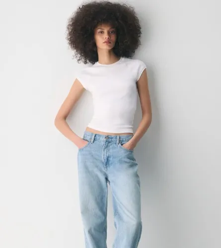 HomeStretch™ Rib Cassette Capsleeve T-Shirt