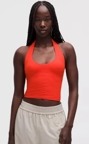 Wundermost Ultra-Soft Nulu Halter Tank Top