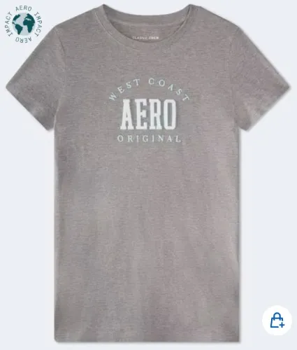 Aero West Coast Appliqué Graphic Tee