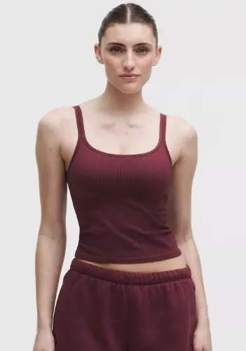 Ebb to Street Scoop-Neck Cropped Tank Top *Light Support, B/C Cup