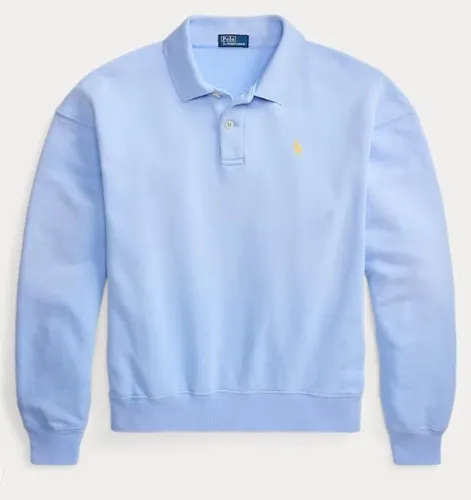 Lightweight Fleece Long-Sleeve Polo