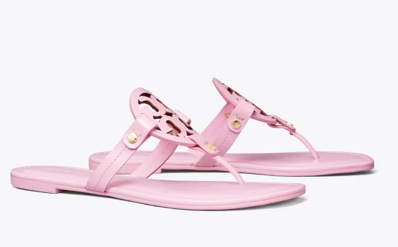Miller Patent Sandal in pink