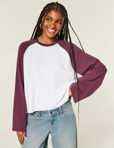 Easy Long-Sleeve Crew Top