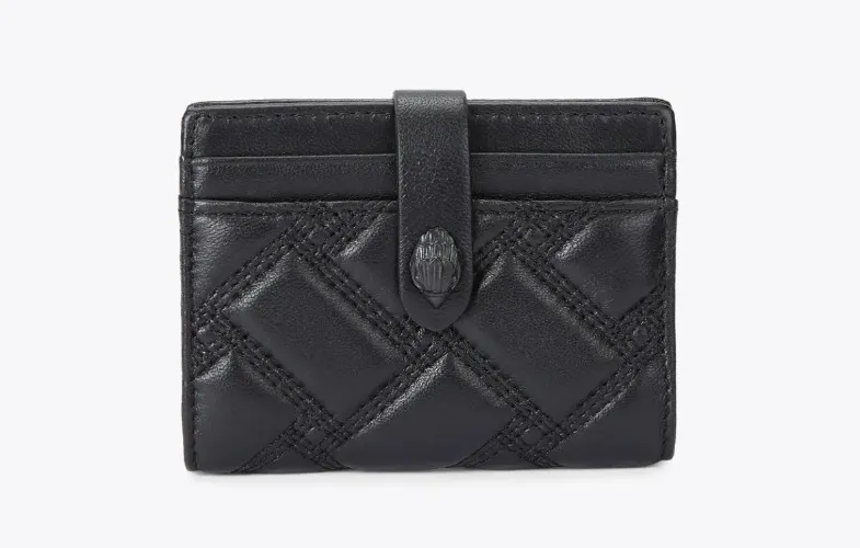 MULTI CARD KENSINGTON DR Black Flap Over Purse by KURT GEIGER LONDON