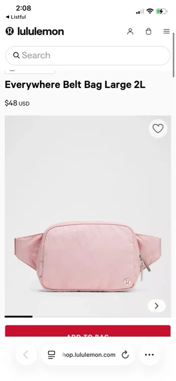 Everywhere Belt Bag Large 2L - ONE SIZE