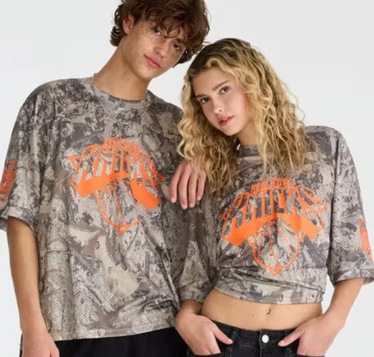 New York Knicks Forest Camo Mesh Top