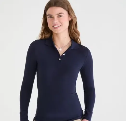 Long Sleeve Uniform Piqué Polo