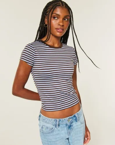 Soft Seamless Fabric Crew Baby Tee