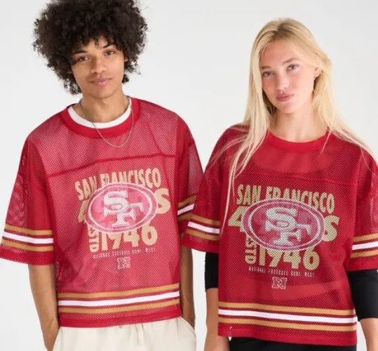 San Francisco 49ers Boxy Mesh Top