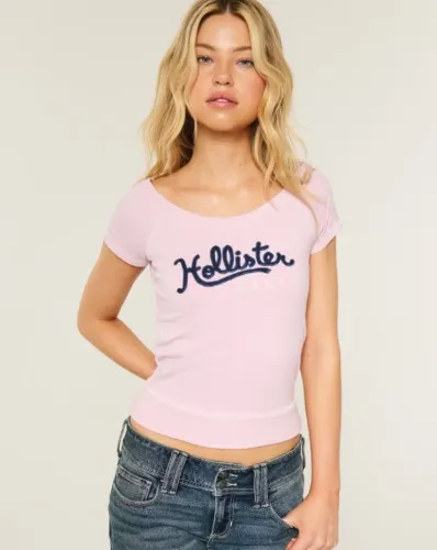 Banded Scoop T-Shirt