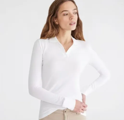 Long Sleeve Uniform Piqué Polo