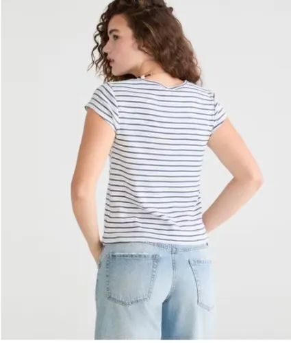 Seriously Soft Striped Slub Crew Tee